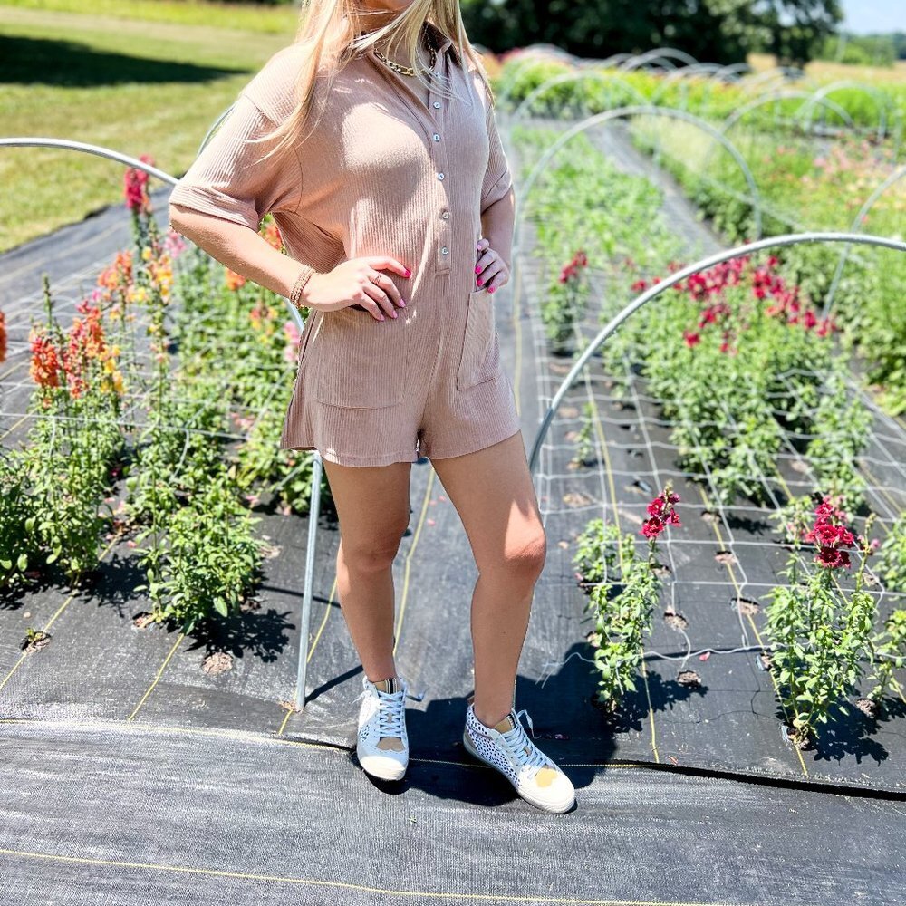Ronnie Ribbed Romper - Picture 6 of 6